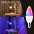 E12 Bulb, Bulbs 4W 40 Bulbs 16 2.4GHz 2 Pack OHLUX Led Smart Candelabra Led Light Watt Equivalent Work