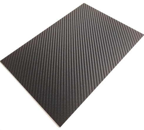 cncarbonfiber 0.5mm 200x300mm 100% Carbon Fiber Sheet, 3K Twill Matte Finish