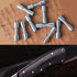 10 Sets of Stainless Steel Bracket Bolt Fasteners, Tactical Lock Rivets for Knife DIY Tool Handle Revision