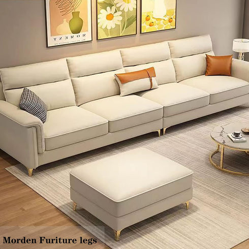M MIMHOOY 5 Inch Set 4 Gold Furniture Legs, Legs for Furniture of Cabinet Legs, Dresser Legs for Cabinet Cupboard Sofa