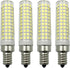 15W E12 LED Light Bulb, Warm White 3000K, 136 LEDs, Dimmable, 150W Halogen Equivalent, E12 Base, Pack of 4