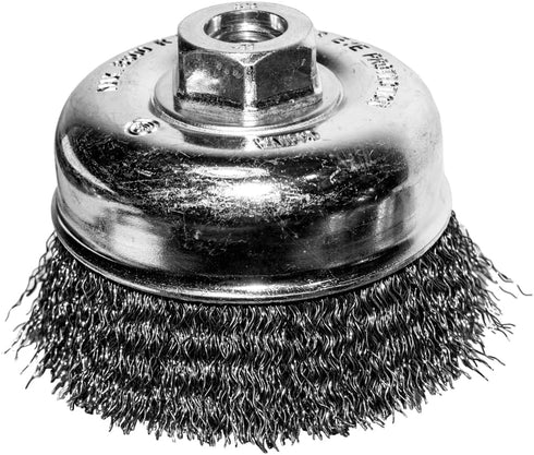 Century Drill & Tool 76022 Crimped Wire Angle Grinder Cup Brush, 3"