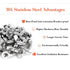 50PCS 1/4"-20 Stainless Steel Wing Nuts, 304 Butterfly Thumb Nuts for Machine, DIY, Furniture & Automotive