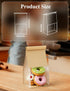 3.9"x3.1"x 8.2" Packaging (50, FireKylin Bakery Bags with Tin Tie Tab Lock Bread Bags for Homemade Bread Cookie Bags