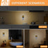 Cat Night Light,Cat Grass Field Full Moon Night Lights Plug into Wall LED Dusk to Dawn Light Sensors Indoor Home Decor
