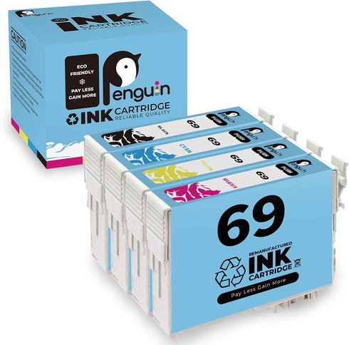 Penguin Remanufactured Ink Cartridge Replacement for Epson 69 T069 for Stylus CX5000 CX6000 CX7000F CX7400 CX7450