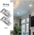 10PCS 2-Hole FAVOMOTO Downlight Panel Lamp Spring Clip, Light Emitting Diode Recessed Lighting Downlight Spring Clamps