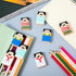 Mabor 8Pcs Cute Salaryman Erasers, Bald Uncle Desk Novelty Erasers for Kids and Office Supplies
