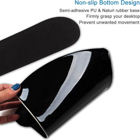 ITNRSIIET Mouse Pad Wrist Support, Ergonomic Mousepad Non-Slip Memory Foam Keyboard Pad for PC Laptop Gaming