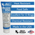 4 Oz. XL Tube Silicone-Whiz Grease, Food Grade Lubricant for O-Rings, Gasket, Mixer, Extends Life of Kitchen Equipment