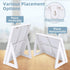 Magnetic Dry Erase Board - White Board, 8.3'' x 5.8'', Small Stand-Up or Hangable Desktop Dry Erase Whiteboard