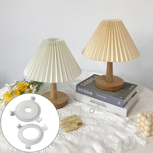 10Pcs NICENEEDED Lamp Shade Adapter Ring, Lampshade Reducer Rings Light Shade Replacement Washer Adapter White Plastic
