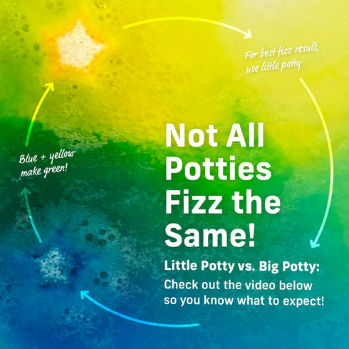60 Wizzy Fizzies Potty Training Rewards Toilet Fizzies, Non-Food, STEM-Based Method that uses Imagination Play