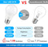 A19 LED Light Bulbs, 60 Watt Equivalent, 850 Lumen, Daylight White 5000K, E26 Base, 4-Pack