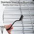 30 Pieces Mini Wire Brush, Stainless Steel Brush, Curved Handle Masonry Scratch Brush for Cleaning Welding Slag and Rust