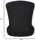 Amazon Basics 10.1L 8.1W inches, Irregular Ergonomic Gel Computer Mouse Pad with Wrist Support for Pain Relief