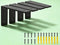 QDMXJF 6 inch X 4 inch Shelf Support Bracket Heavy Duty, L Shelf