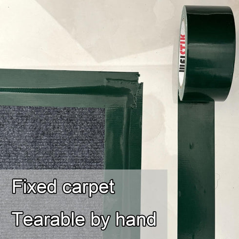WELSTIK Professional Grade Dark Green Duct Tape, Waterproof Duct Cloth Fabric for Repairs, DIY, Indoor Outdoor Use