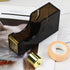 MultiBey Black & Gold Tape Dispenser, Stylish Acrylic Desk Holder for 1'' Core Tape, Office Supplies