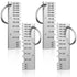 4 Pcs Double Sided Wire Metal Sheet Thickness Gauge Tool for Welding Measurement