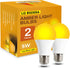 LQ BSDERA 1800K Amber Light Bulbs for Sleep, 5W Blue Light Free Light Bulbs
