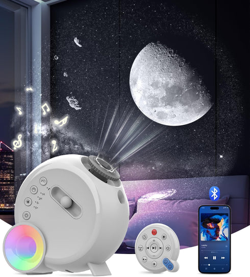 Galaxy Projector for Bedroom,4K Image Planetarium Projector Adjustable Knob,13 in 1 Kids