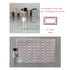 50PCS 7ml Clear Glass Vials with Screw Caps and Plastic Stoppers, Leak-Proof Small Liquid Sample Vial