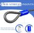 1/2Inch 4FT/6FT/8FT/10FT Heavy-Duty Security Cable Lock with Loops Bike Lock Cable Steel Cable Chain Locks for Outside