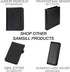 Samsill Professional Padfolio, Black, Full Size, 10.1 Inch Tablet Sleeve, 8.5 x 11 Inch Notepad
