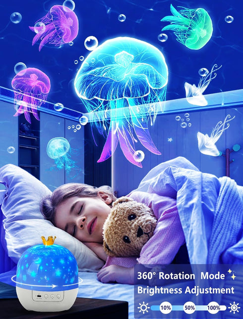 21 Sets 360 Kids Night Light Projector + of Films, Projector Night Light for Kids Bedroom, Ceiling, Star Galaxy