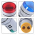 4PCS Round LED Voltage Meter Indicator,Digital LED Display Voltmeter AC 60-500V Voltage Meter Monitor 110v 220v Volt Detetor White Signal Indicator Light Panel by DWEII