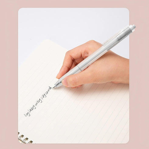 M&G Black Ink Gel Pens 0.5mm, Fine Point Retractable Pens, Japanese-Style Gel Pen for Office and School Supplies