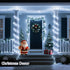 Wotilzeen 100FT 300 8 LED Christmas String Lights Outdoor Tree Lights Green Wire Twinkle Lights for Bedroom with Modes