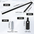 suiwotin 4pcs M10 11.8" 5.9" Chandelier Extension Pole Kit with Sloped Ceiling Adapter - Thread & Rods for Pendant