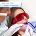 Annhua Dental Glasses Protection, Anti-Fog Dentist Spectacles Red Goggle Shield for Teeth Whitening Light