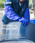 LANON 26" Elbow Length PVC Chemical Resistant Gloves, Heavy-Duty Rubber Gloves, XL