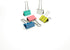 Mini Binder Clips, Colorful Metal Clamp, 50 PCS for Various Uses