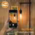 Brightever 4-Pack Vintage LED Edison Bulbs, 6W ST58, 60W Equivalent, 2700K Warm White, Clear Glass Style