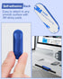 Set of 10 Adhesive Pencil Holders for Desk - Silicone Pen Holder with 15 PCS Adhesive Pads, Flexible Office Essentials