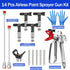 Generic 15 3600PSI 4 (211/313/415//517), 2 5 1 Nozzle Pcs Airless Paint Sprayer Gun Kit Professional Spray Gun