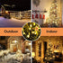 iShabao Solar String Lights Outdoor, 33ft 100 LED Waterproof Fairy Lights for Garden and Party
