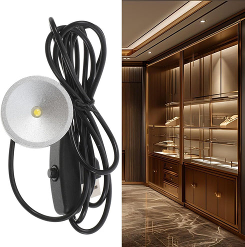 3w 4000k Ac5 SOLUSTRE LED Aluminum Floodlight Neutral Diffuser USB Mini Desk Lamp Under Cabinet and Bedside Lighting