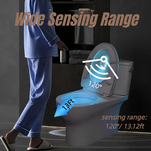 2 Pack 2026 Toilet Night Light Motion Sensor Activated, Rechargeable RGB Toilet Bowl Light, Birthday Gifts for Women