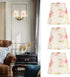 Zoeyilan Bulb Flower Pattern Clip On Lampshade, Cloth Lamp Shade, Lamp Shade for Table Lamps, Chandelier Floor Lamp