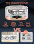 20OZ Ultrasonic Jewelry Cleaner 45KHz with 5 Timer Modes, 600ML Stainless Steel Cleaner for Jewelry and Eyeglasses