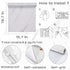 Glossy Marble Contact Paper, White Peel and Stick Wallpaper for Cabinets, 15.7 x78.7 Waterproof Vinyl