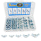 Yoliko 38 Pcs 5 Sizes 5/32",3/16",1/4",5/16",3/8" Wingnuts, Quality Carbon Steel Wing Nuts Zinc