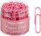 Jumbo Paper Clips, 2 Inch Large Paper Clip, 100 pcs (Jumbo, Pink)
