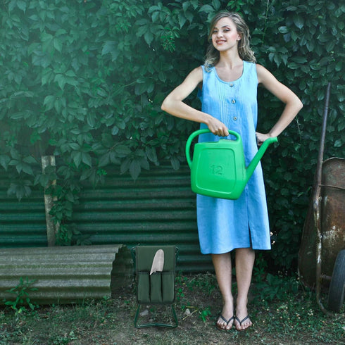 VANZACK Garden Kneeler Tool Storage Bag Versatile Kneeling Stool Pouch for Outdoor Gardening Side Pocket Organizer