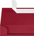 LUXPaper #9 Slimline Invitation Envelopes | 3 7/8" x 8 7/8" | Peel & Press | 80lb. Text | Garnet Red | 50 Qty